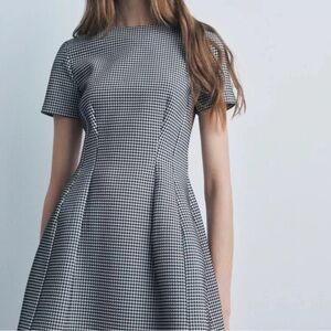Zara Houndstooth Mini- Dress